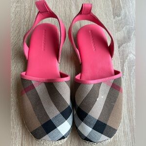 Burberry Espadrille Slingback Flats 34